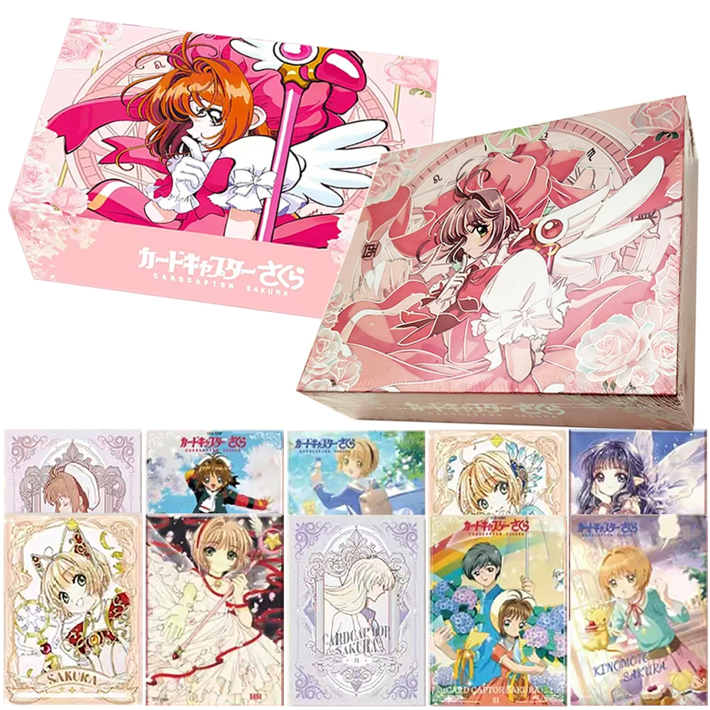 Tarjeta Coleccionable de Sakura Card Captor, Personaje Clásico Popular del Anime de Chicas Mágicas, Tomoyo Daidoji, Li Syaoran, Tarjeta Rara, Juguetes de Escritorio