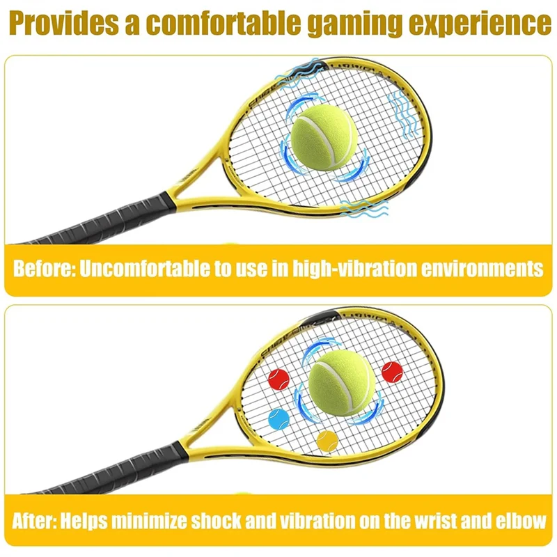 

Мягкие силиконовые демпферы для теннисных ракеток RTENTE, 16 шт., демпфер вибрации ракетки, амортизаторы с милым узором, аксессуары для тенниса