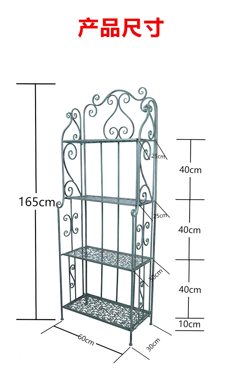 Modern Mid-Century Modern Plant Stand Rustproof Natural Iron Flower Rack for Home & Garden Decoration Outdoor Application