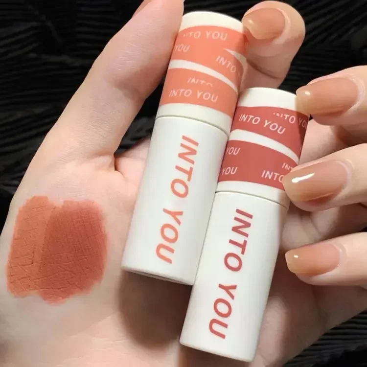 INTO YOU-brillo de labios miltcolor, maquillaje de terciopelo mate, lápiz labial resistente al agua, tinte de labios rojo, esmalte de labios, Cosméticos de belleza, lápiz labial