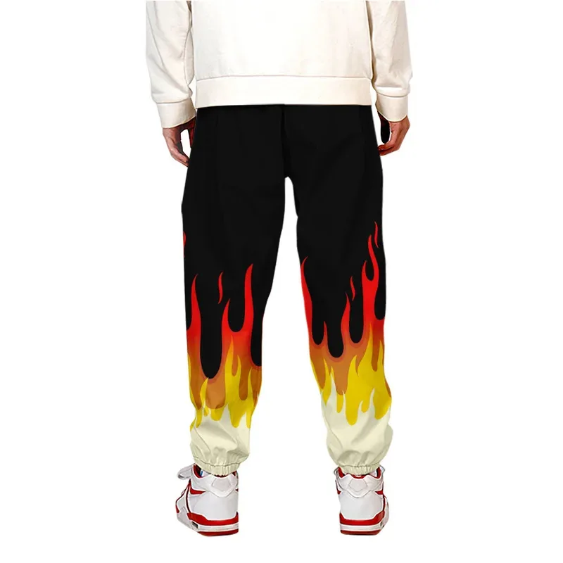 Red and Yellow Flame 3D Printed Hoodies Men Women Fashion Long Sleeve Hoodie Sweatshirt Casual Streetwear Clothes