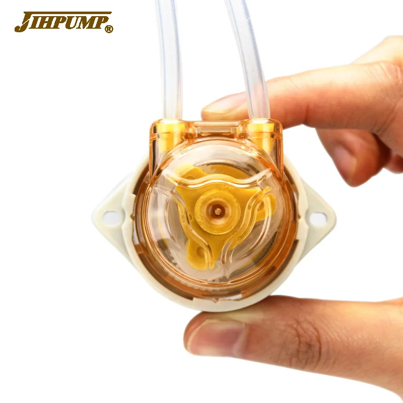 Imagem -03 - Jihpump Micro Peristaltic Água Bomba 6v 12v 24v para Enchimento de Sabão Detergente Líquido Dispenser com Silicone Tubing