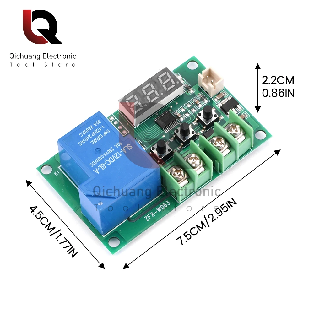 Imagem -04 - Led Digital Controlador de Temperatura Termostato Controlador de Temperatura Incubação Interruptor de Controle de Temperatura W1209 1pc