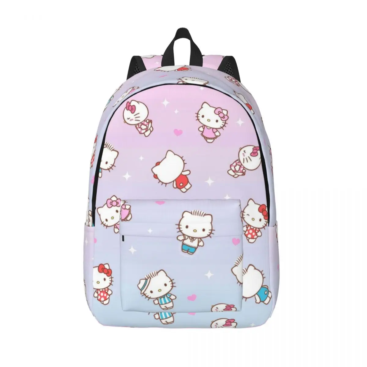 

Hello Kitty Cartoon Pattern for Teens Student School Bookbag Daypack Elementary High College Outdoor