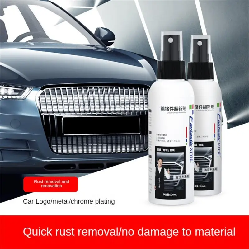 

120ML Car Chromium Plating Refurbishing Agent Car Rust Removal Refurbishment Agent Car Wash Maintenance Car Accessories