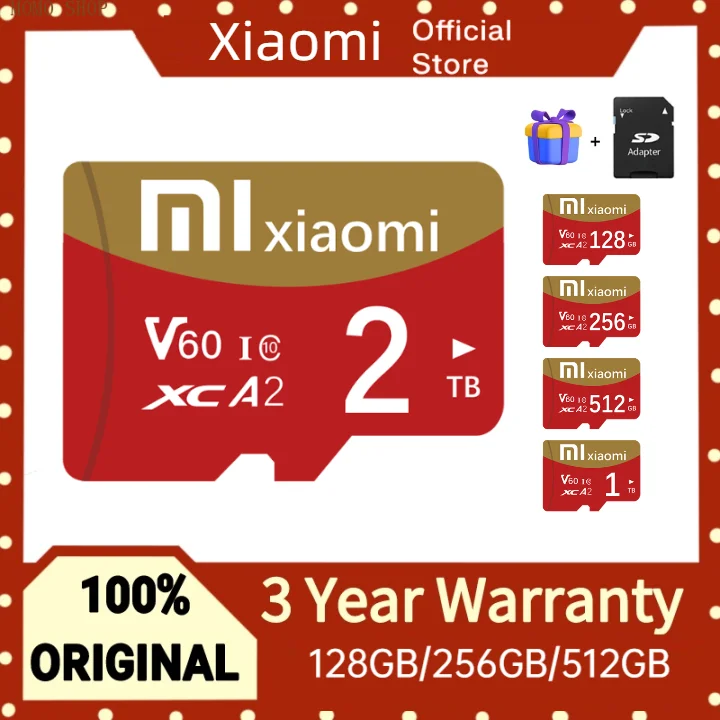 Xiaomi телефон, карта памяти 1 ТБ 64 Гб Extreme Pro, высокоскоростная U3 4K UHD Видео Micro TF SD карта C10 V30, флэш-карты для камеры, ПК