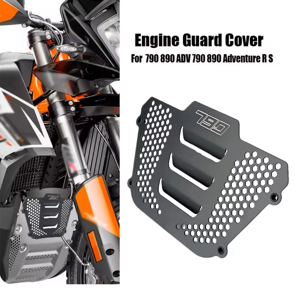 

Motorcycle Accessories Engine Guard Cover Crap Flap Protector For 790 890 ADV 790 890 Adventure R/S 2020 2021 2022 2023 2024