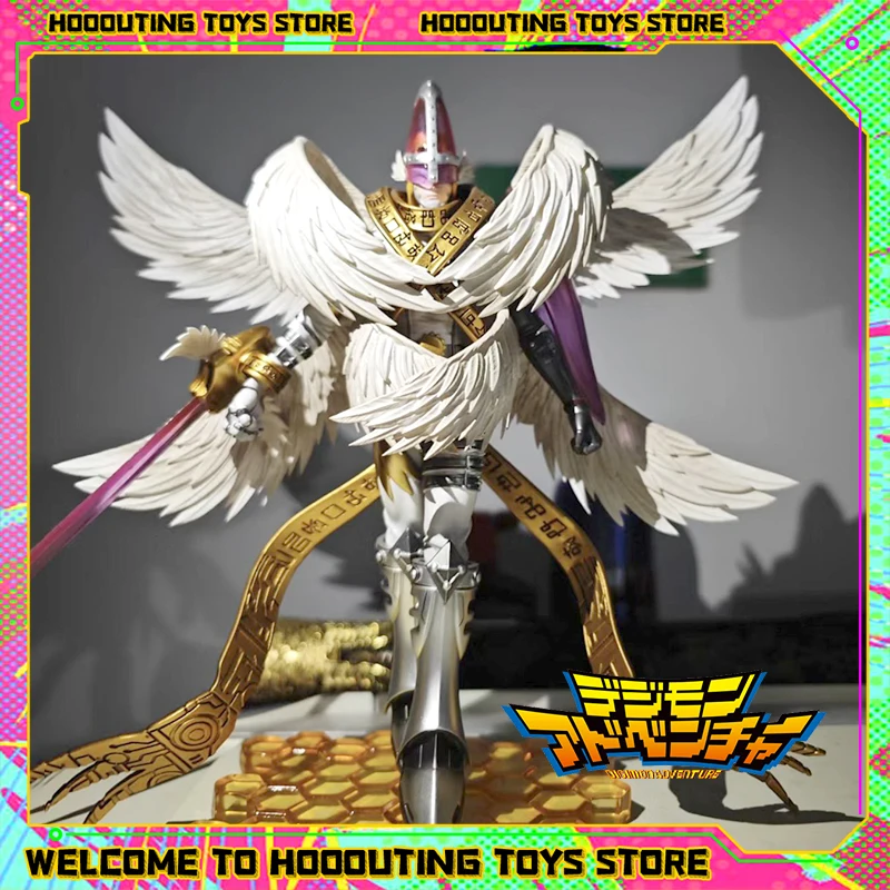 

In Stock Digimon Adventure Anime Figure Holy Angemon Figure Anime Peripherals Gk Figures Collectible Model Toys Birthday Gifts