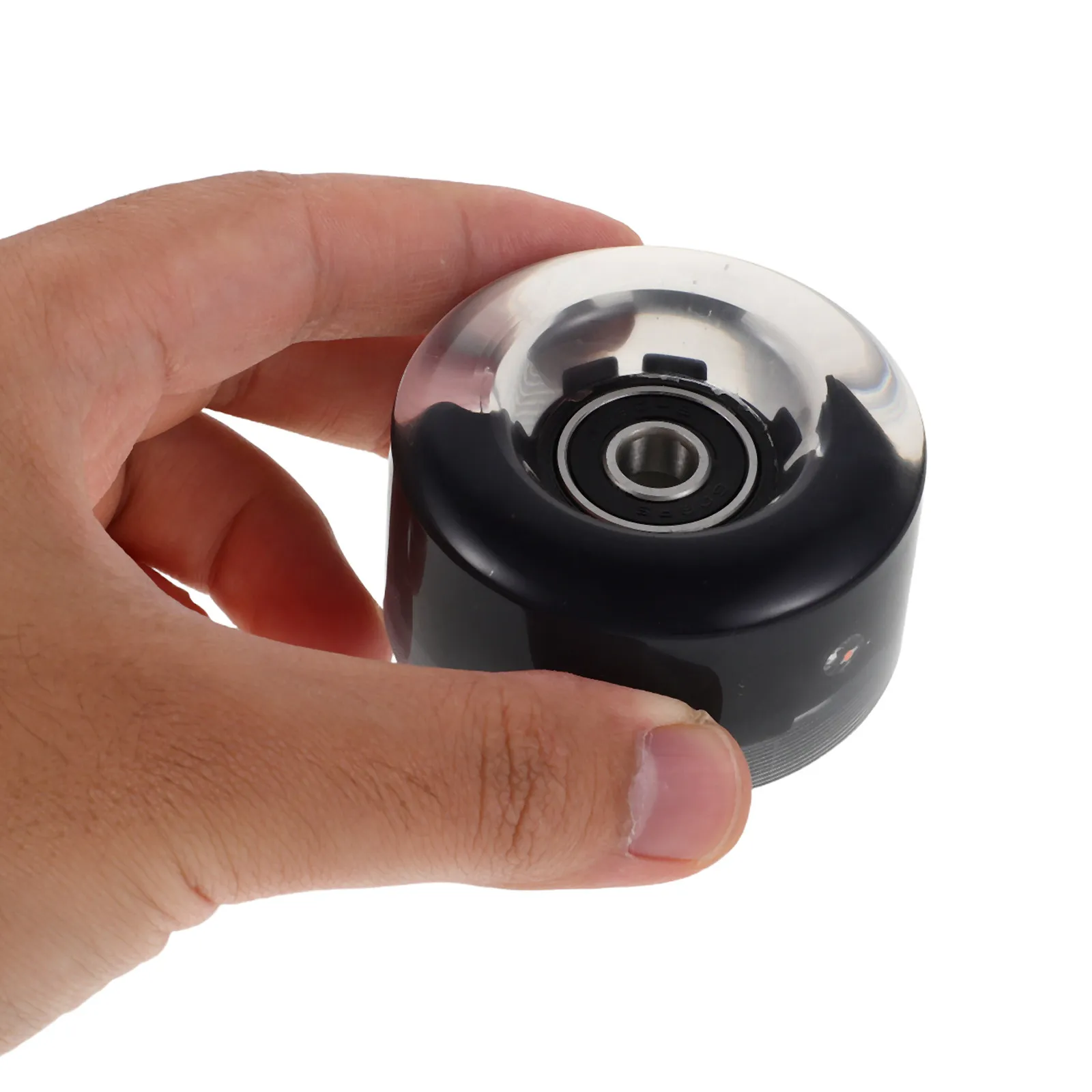 

8 шт. светящиеся колеса для роликовых коньков - светодиодные колеса для коньков с подсветкой для использования на улице и в помещении, сменные подшипники, простая установка, универсальные.