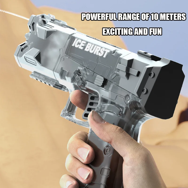 Zomerwaterpistool Mechanisch continu afvuren Spray Waterpistolen Buitenstrand Zwembad Waterspeelspeelgoed voor jongens en meisjes