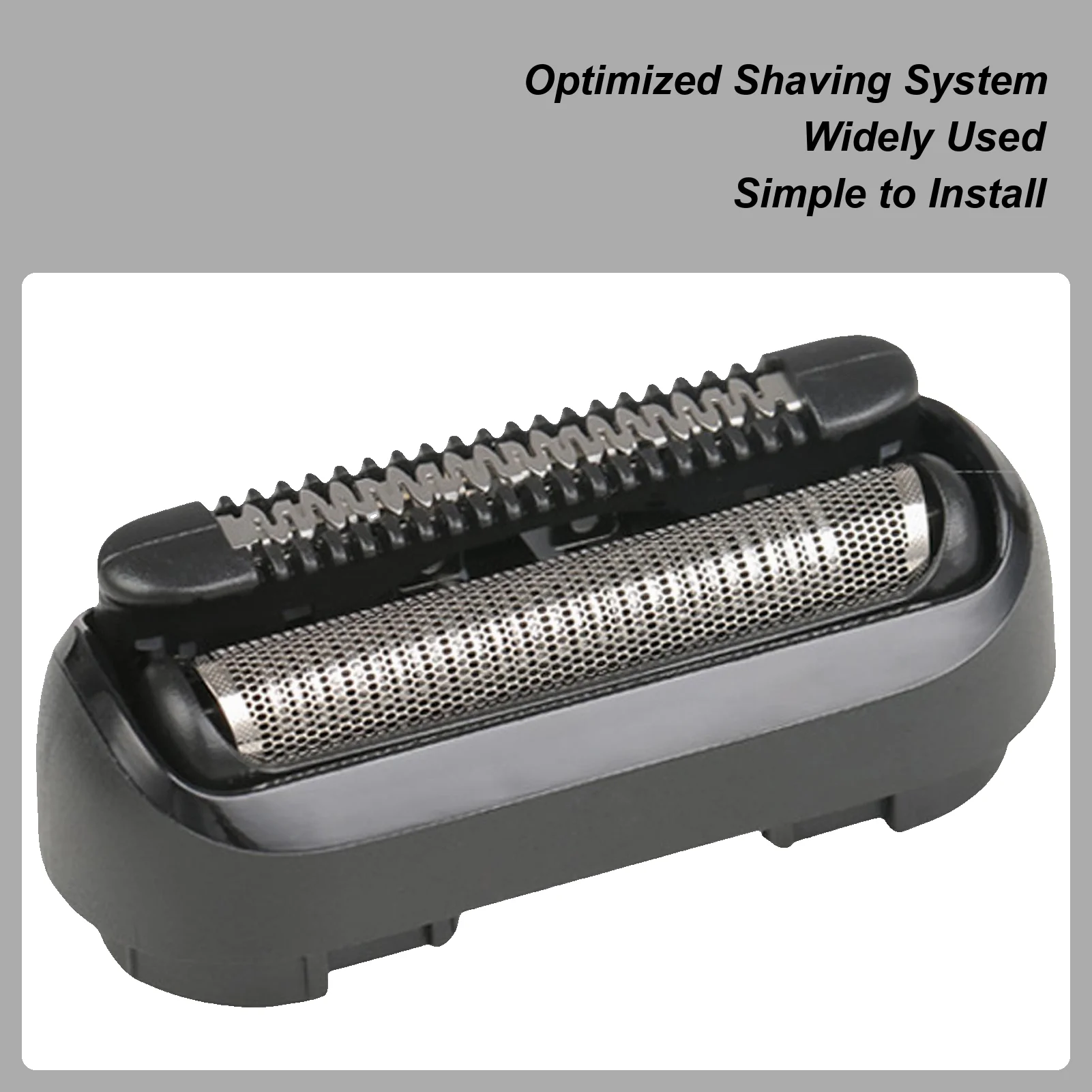 

Men's Electric Shaver Replacement Heads Electric Beard Trimmer Head Replacement Washable Shaver Accessories for Men Travel Home