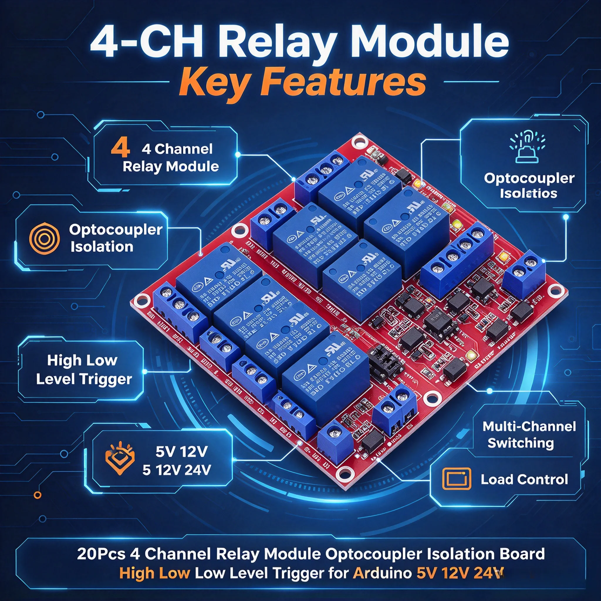 20-pieces-module-de-relais-a-4-canaux-carte-d’isolation-a-optocoupleur-declenchement-par-niveau-haut-ou-bas-pour-arduino-5-v-12-v-24-v