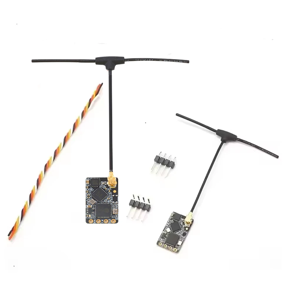 ELRS 915MHz / 2.4GHz NANO ExpressLRS Receiver With T type Antenna Support Wifi Upgrade for RC FPV Traversing Drones Parts