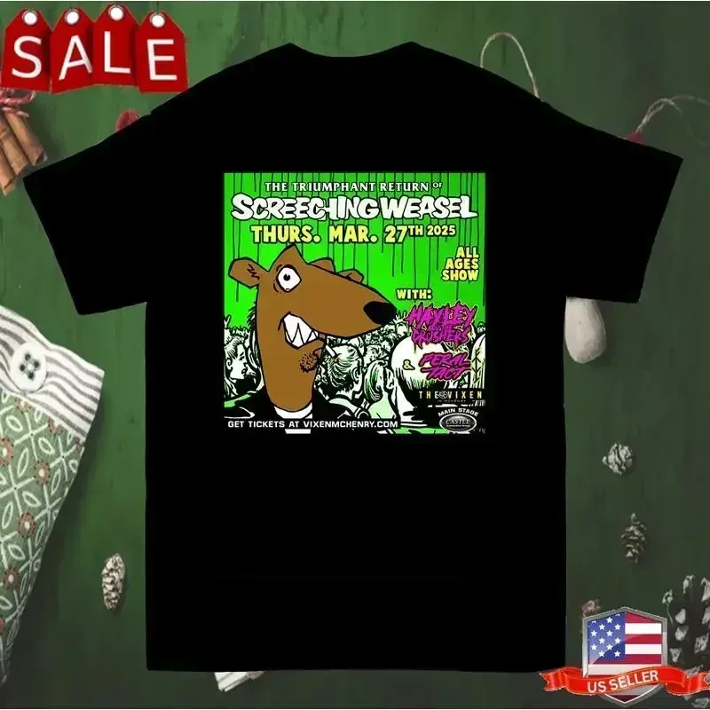 The Triumphant Return Of Screeching Weasel 2025 T Shirt Full Size S 5Xl Tt465