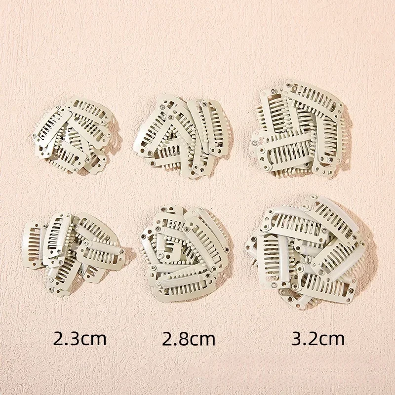 10 Pet for Hairpins, Vegetarian Clip, Comb Clip, DIY Special Bb Clip, Non-slip Non-slip Off-white Dog Hairpin
