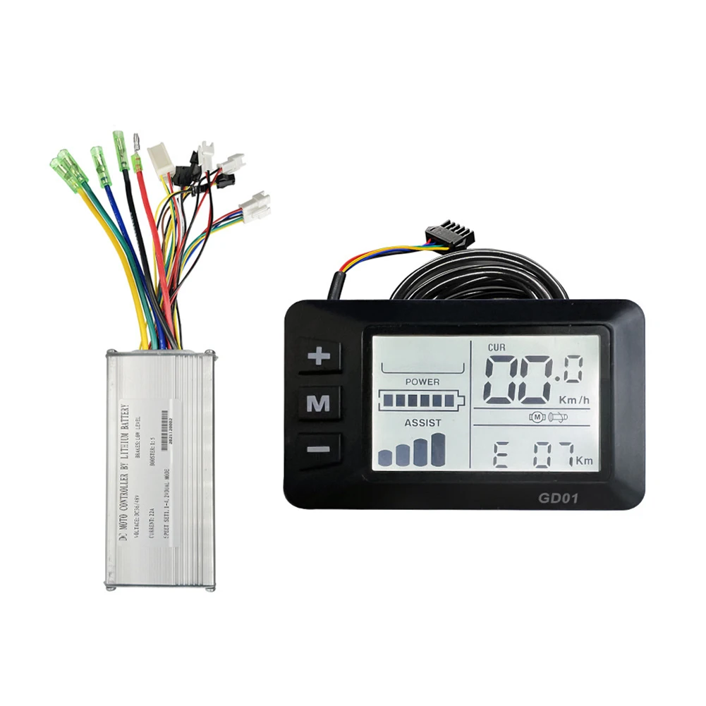 LCD فرش مجموعة التحكم LCD-GD01 وضع مزدوج Ebike سكوتر كهربائي JN تحكم الجبلية 36/48 فولت 500/750 واط 5Pin SM