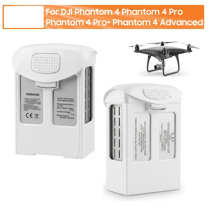 Hight Quality Replacement Battery For DJI Phantom 4 Phantom 4 Pro Phantom 4 Pro+ Phantom4 Advanced Battery 5870mAh