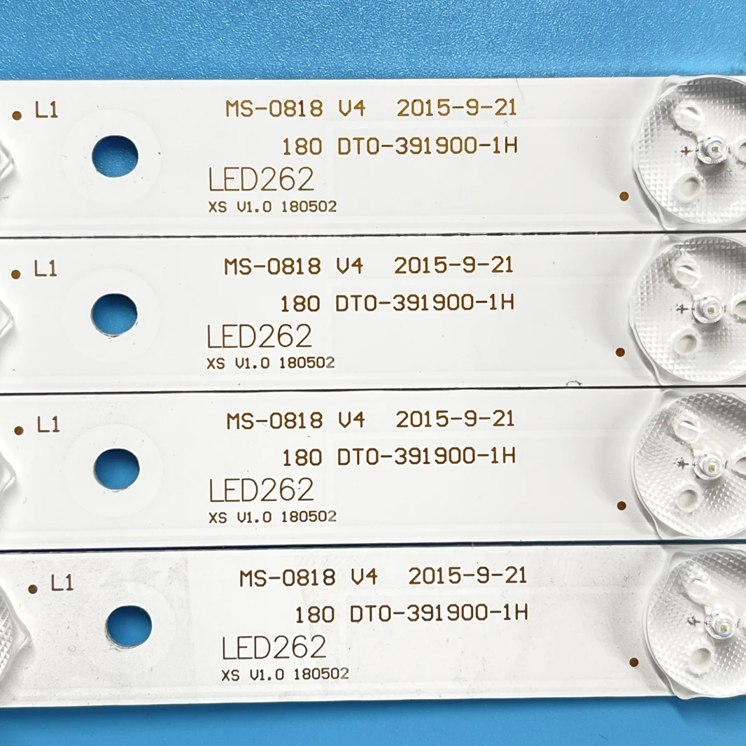 Tira de retroiluminación LED para MS-0818 V4 180.DT0- 391900 -1H LED262 XS V1.0 180502   CX39D10-ZC21FG-02 303CX 390039   CX390M07 DEXP H39D7000E