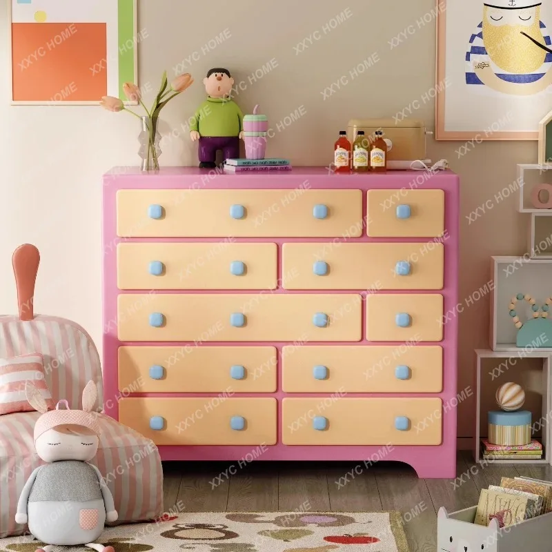Dopamine chest bedside cabinet living room ten chest cabinet simple modern bedroom wall storage cabinet