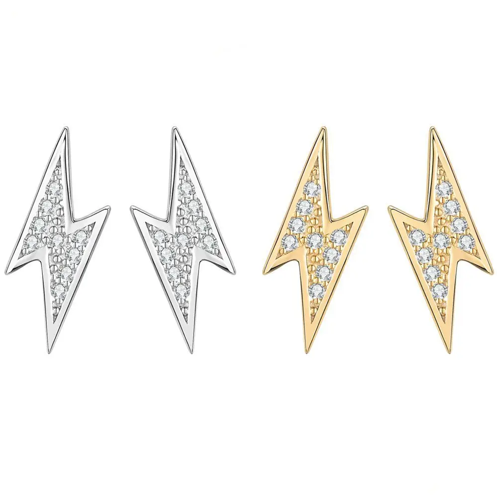 D Color Moissanite Earrings S925 Sterling Silver Lovers Ear Studs Birthday Anniversary Party High-End Jewelry Gift