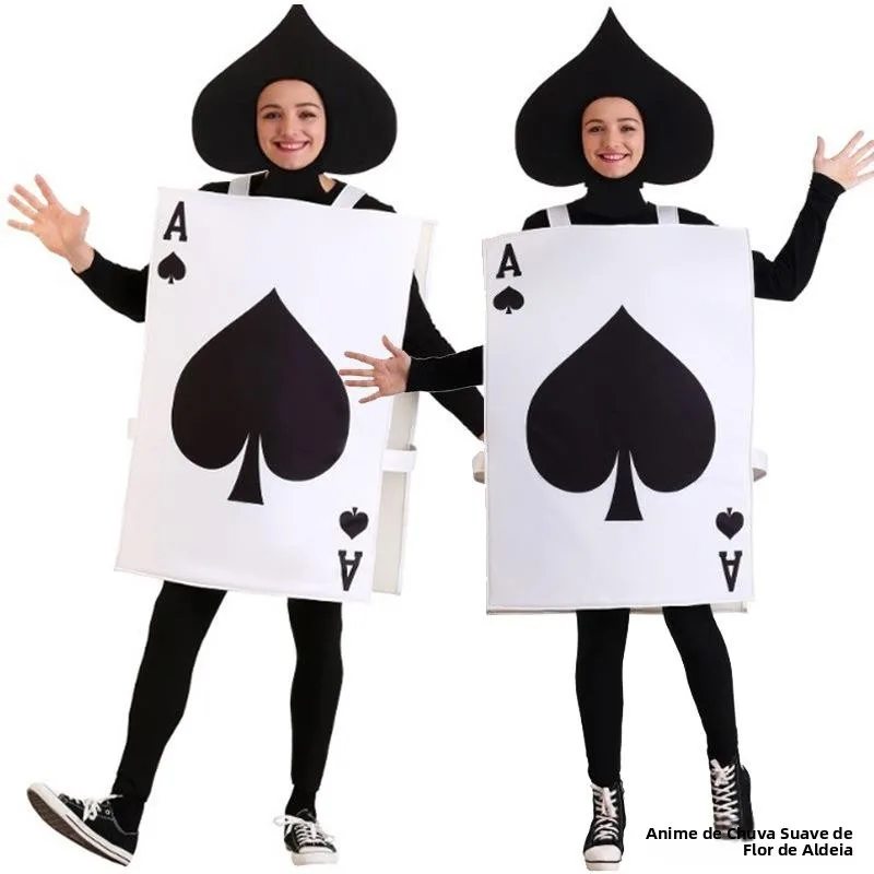 ex-loween-cosplay-costume-poker-card-onesie-par-performance-outfit-set-women's-sle-funny-role-plang-clothes