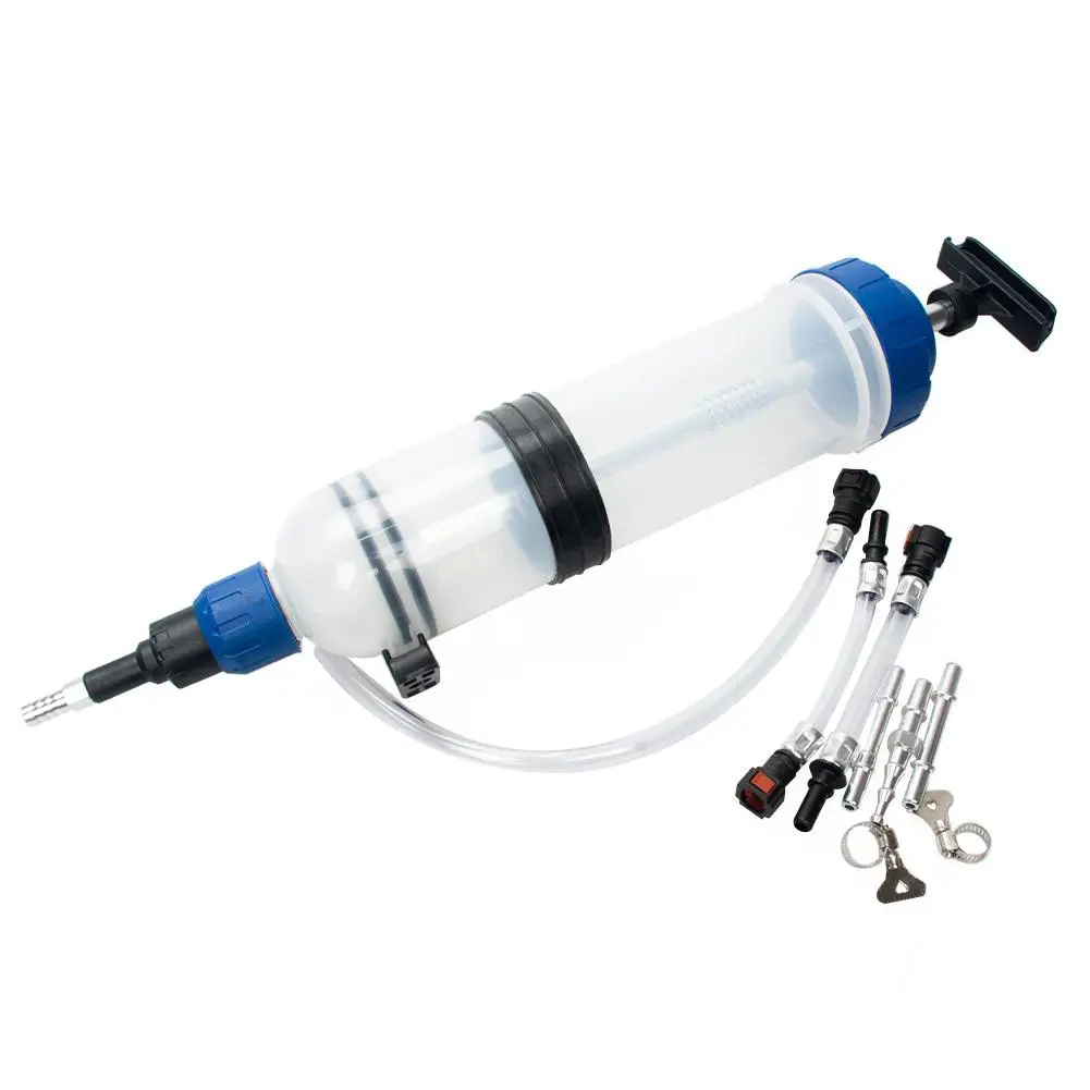 Seringa de óleo bomba seringa extrator líquido bomba transferência combustível automóvel 1500ml grande capacidade para fluido freio motor coolant