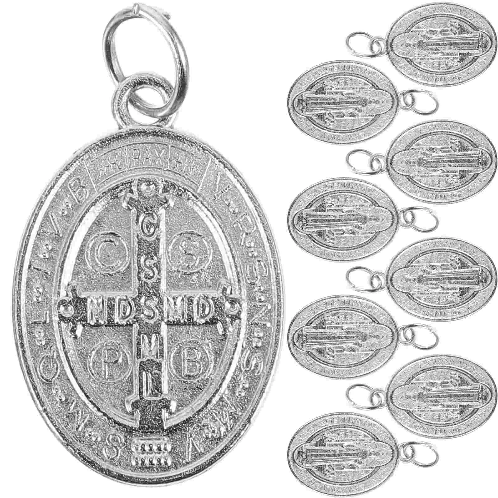 Metal Holy Pendant St Medal for Jewelry Making Charms Hanging DIY Crafts Crafting