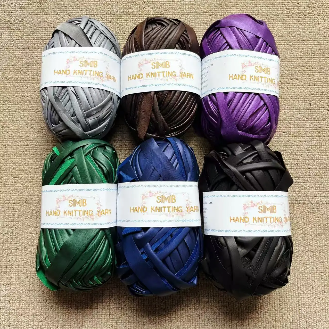 100g Single-sided Matte Fabric Strip Line,1.5cm Wide Iridescent Fabric Strip Line,Hand Crocheted Leather Bag Hat Special Yarn