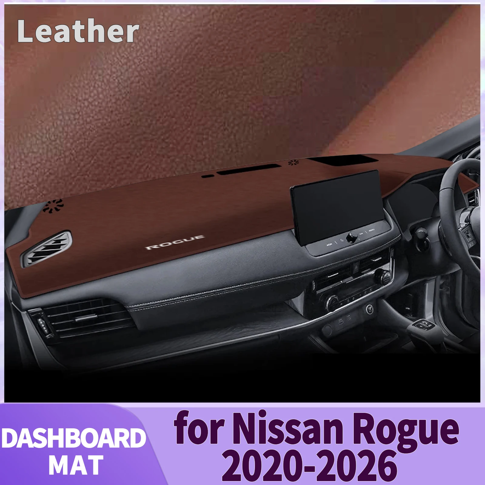 

fit for Nissan Rogue T33 2025 2024-2020 Car Accessories Dashmat Dashboard Cover Pad DashMat Sunshade Protective Carpet