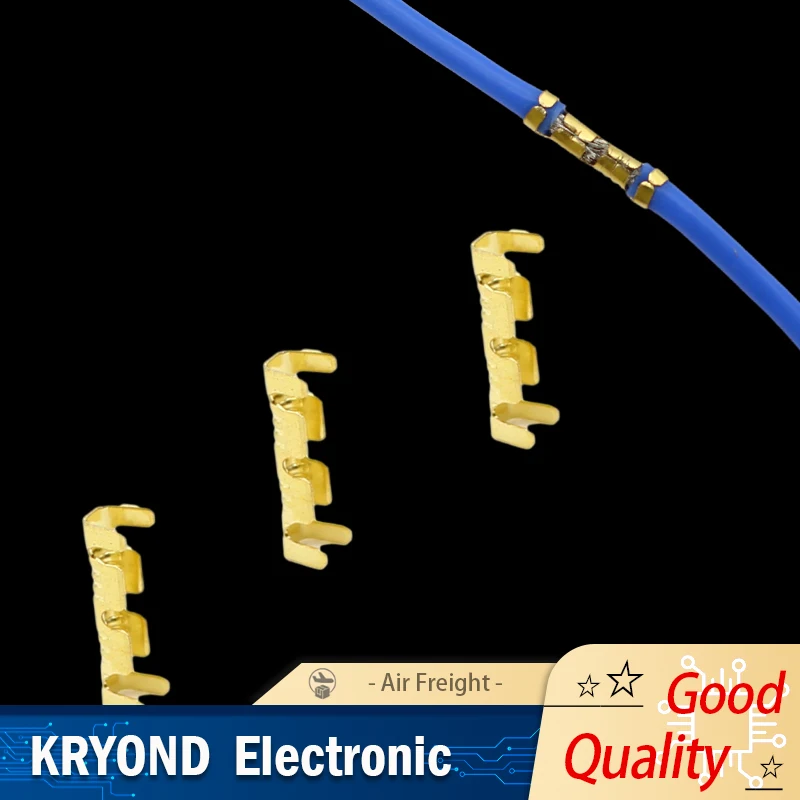 50/100PCS U-Shaped Cold Terminal Connector Small Teeth Fascia Terminal 0.3-1.5mm²