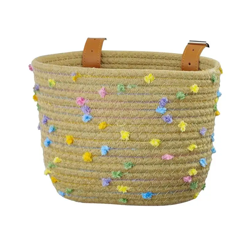 Cycle Accessories Front Container Handmade Woven Cycle Accessories Basket Handmade Woven Road Cycle Front Basket For Cycle