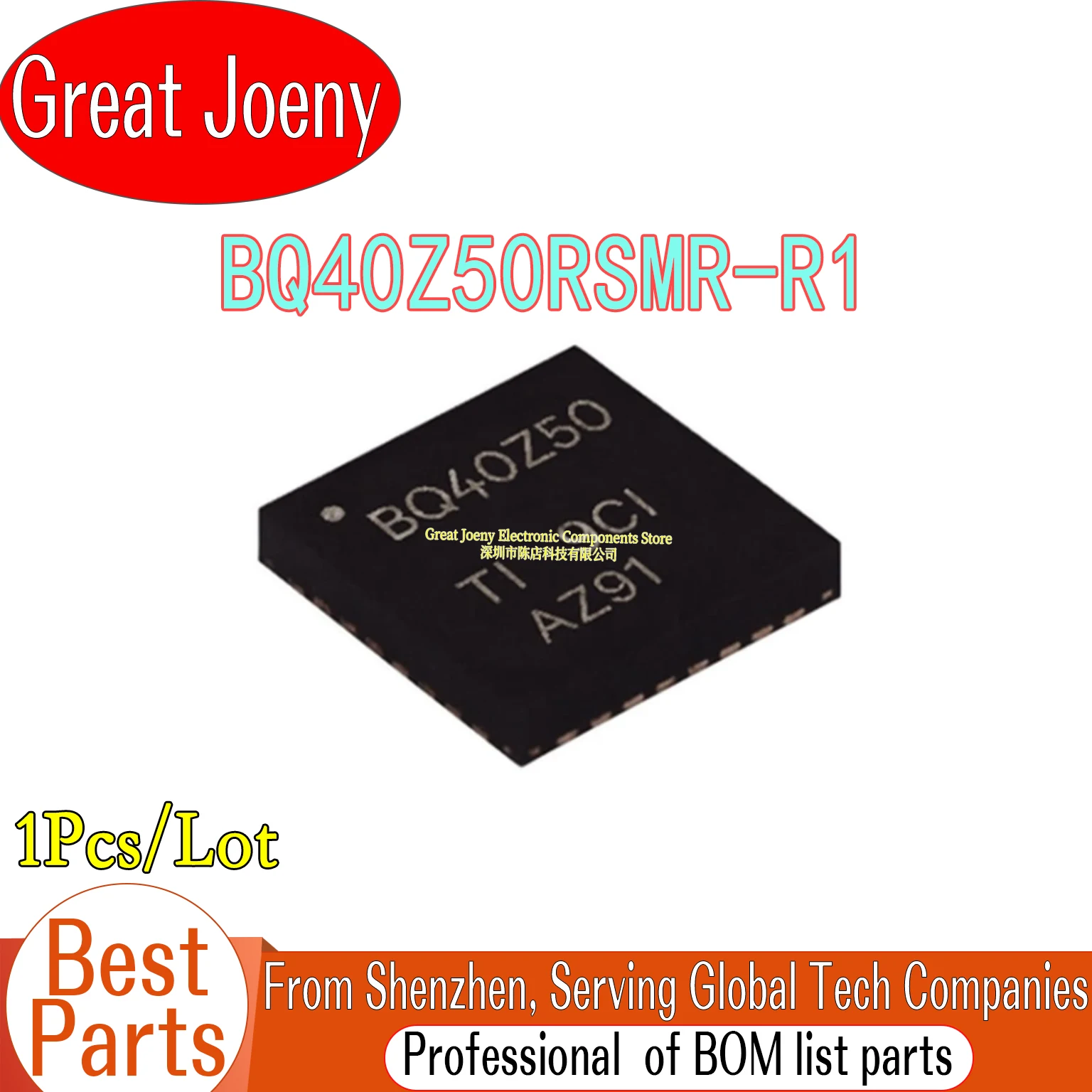 

100% New Original BQ40Z50 BQ40Z50RSMR-R1 BQ40Z50RSMR IC Chipset VQFN-32
