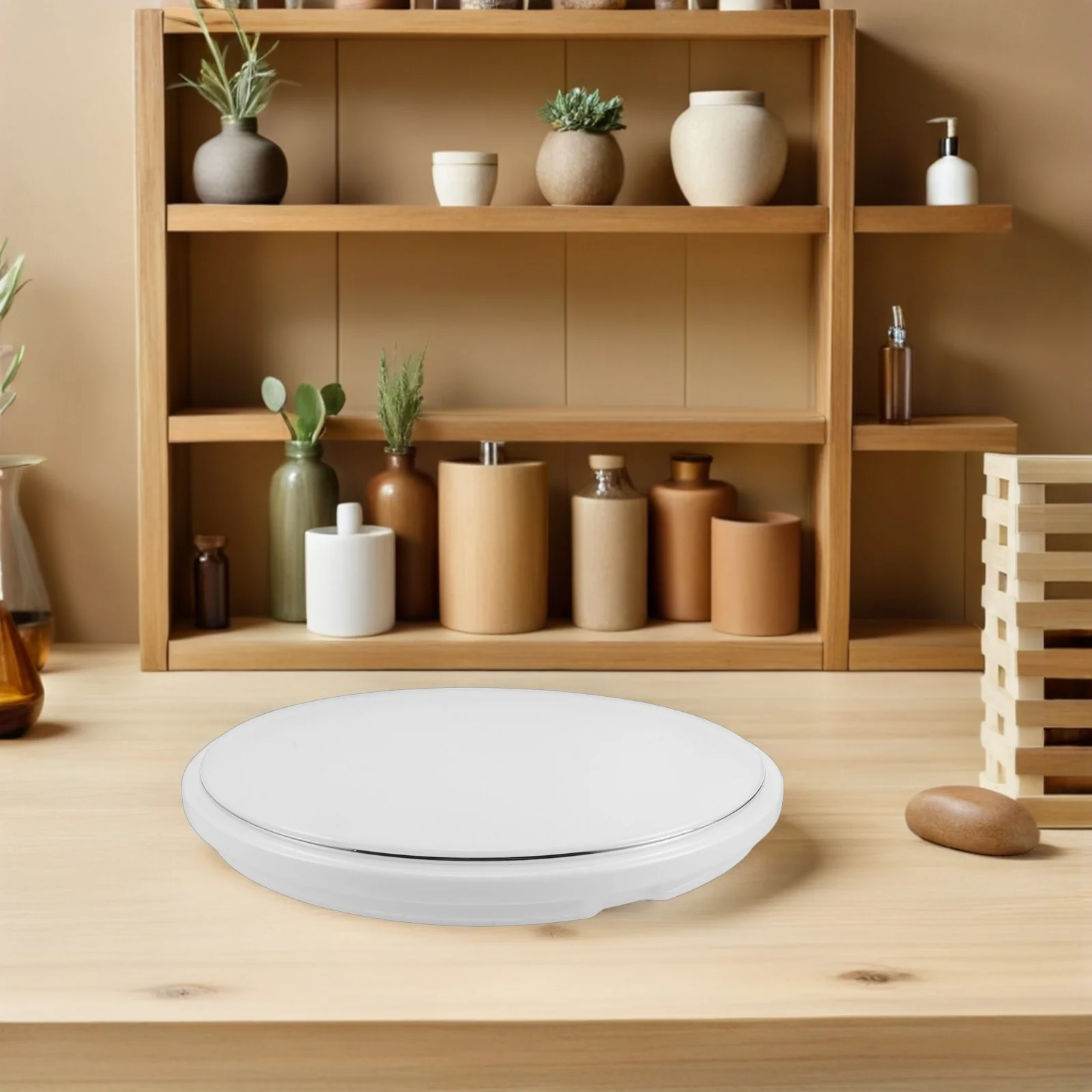 

Круглый абажур для потолочного светильника, 8,94 дюйма/22,7 см, пластиковая крышка для монтажа вровень с потолком, простая установка для кухни, ванной комнаты, спальни, лампы