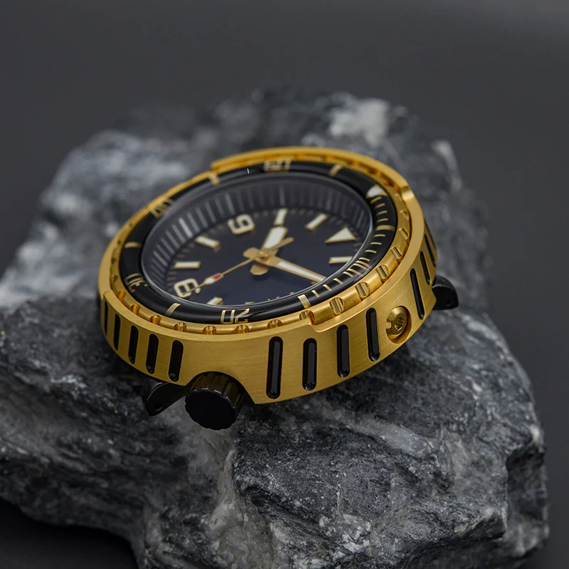 Tuna Canned Cases 30ATM Waterproof Diver Watch Fashion Bezel Automatic Mechanical Watches NH35 NH36 Movement Watch Head