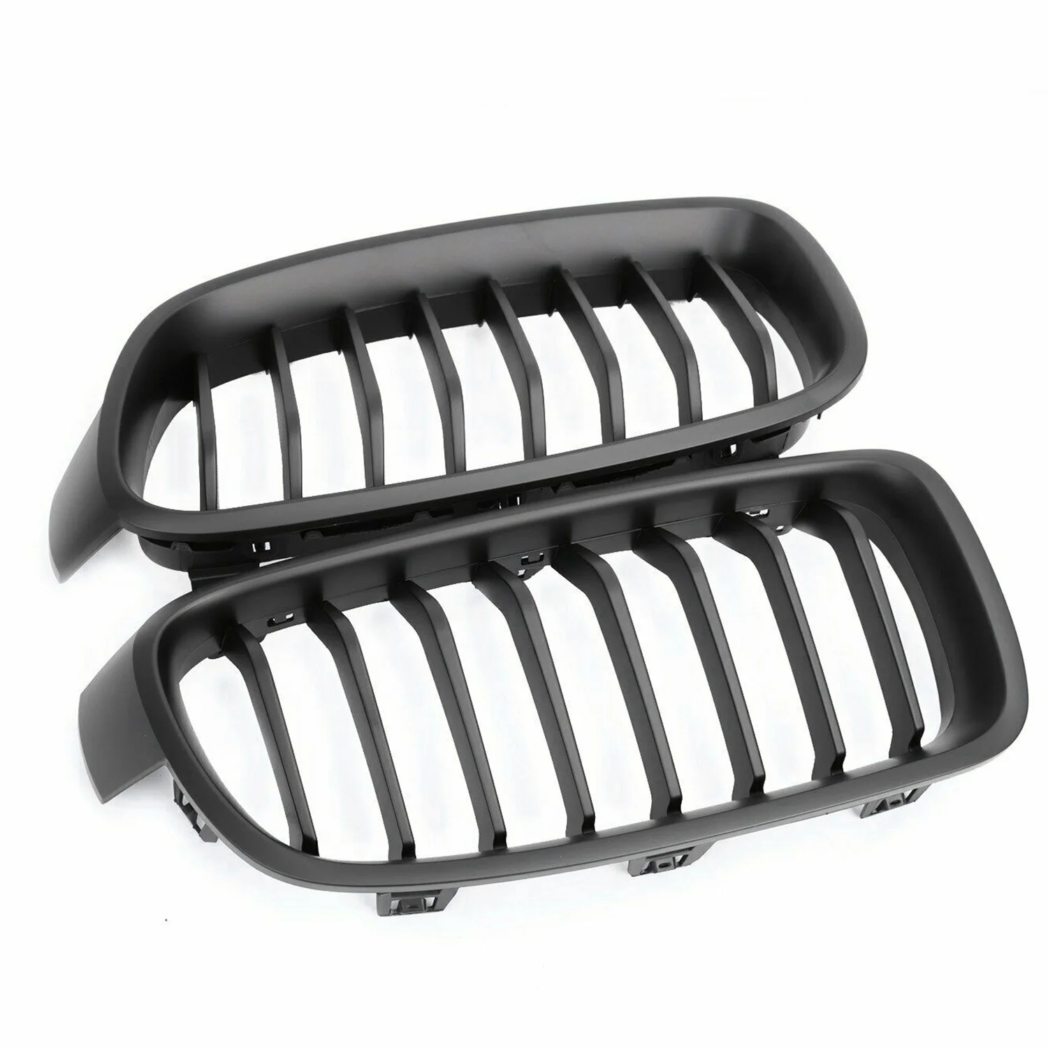 

F30 Grill, Front Hood Kidney Grille Grill For-BMW 3 Series F30 F31 F35 2012-2018 (Single Slat Matte Black)-N32R