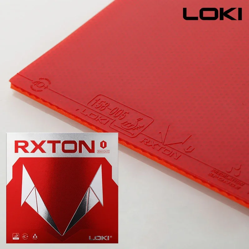 2024 LOKI RXTON Ⅰ Table Tennis Rubber Pimples-in Semi-Sticky Ping Pong Racket Rubber with Cake Sponge Fast Attack ITTF Approved