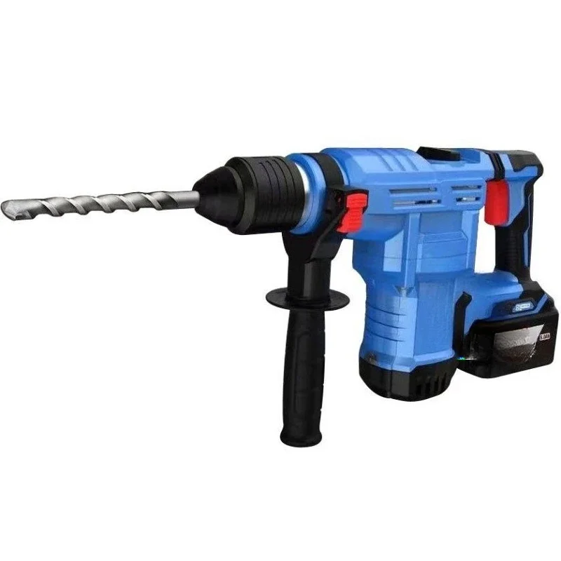 

rechargeable electric hammer 1000W impact drill lithium battery brushless dual-purpose electric hammer electric pick wireless