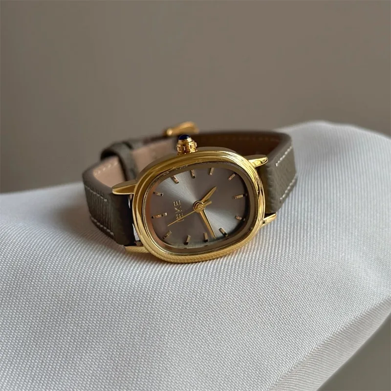 Роскошные женские часы с римскими цифрами Reloj, винтажные простые овальные часы, женские наручные часы Orologio из нержавеющей стали, золотые, серебряные