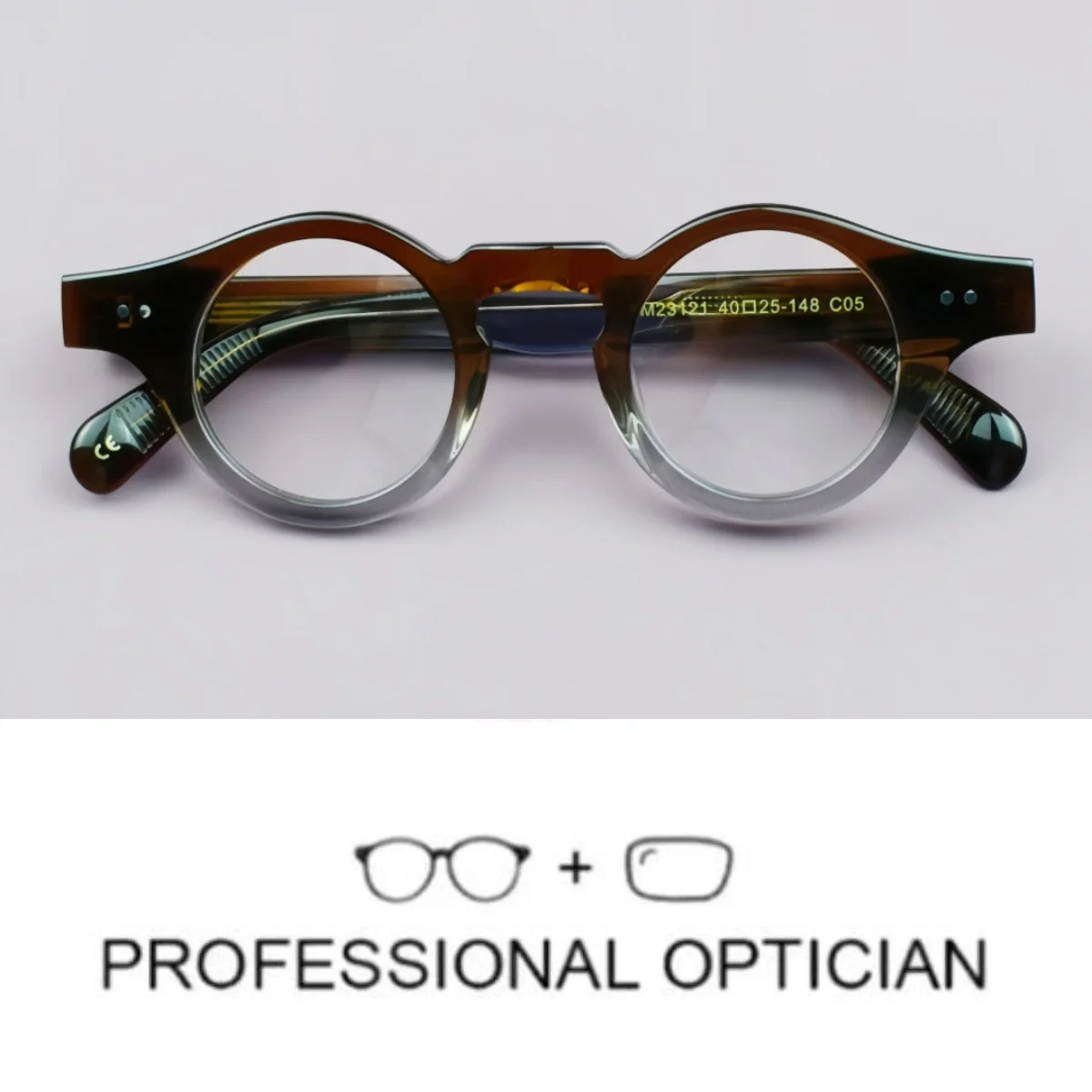

Men's Fashion Square Prescription Glasses Acetate Anti Blue Light Photochromic Progressive/Myopia Optical Eyewear