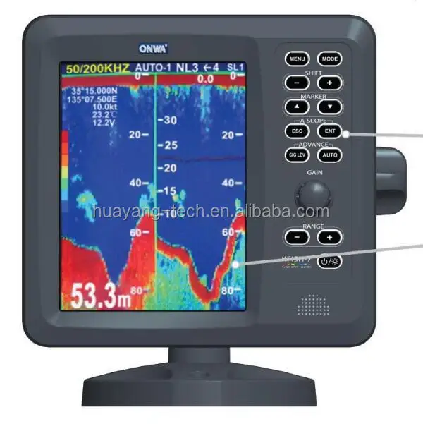 Matsutec Fishfinder with transducer