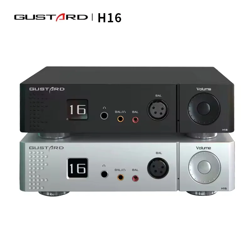 

GUSTARD H16 High Resolution OLED Display XLR/RCA Hifi Music Balanced Headphone Amplifier Pre Amplifier Remote control AMP