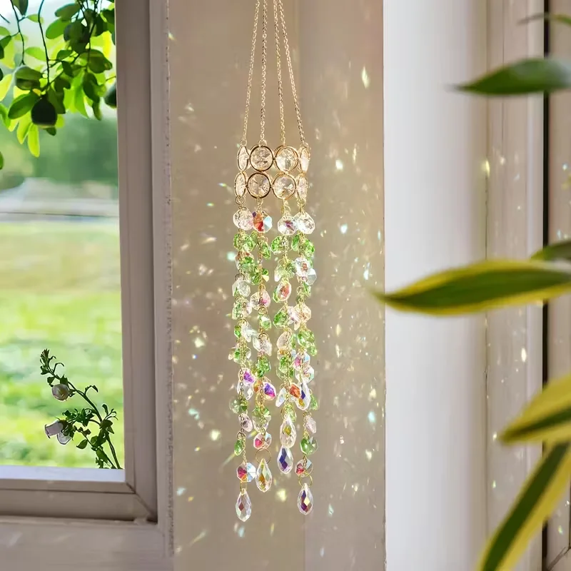 1 Stück Sonnenfänger, funkelndes Kristallglas, ideale Wahl für die Dekoration von Gärten, Balkonen und Fenstern im Frühling und Sommer. – Detail 3