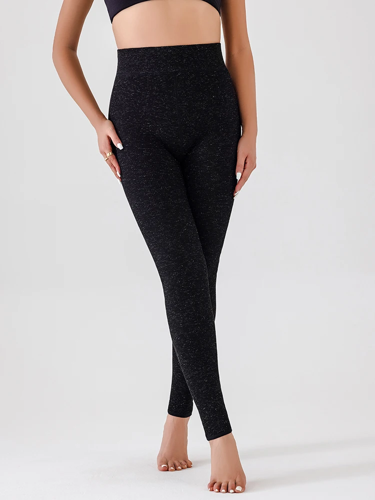 جديد الشتاء أزياء الجوارب الدافئة النساء جوارب طويلة ناعمة طماق الزي الصوف الجوارب الغنيمة الصوف لفصل الشتاء #3