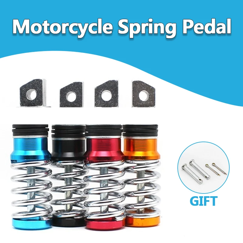 

1 пара подножек мотоцикла, пружинный алюминиевый сплав 111x35 мм, подножки, педали для электрического скутера Emma Yadi