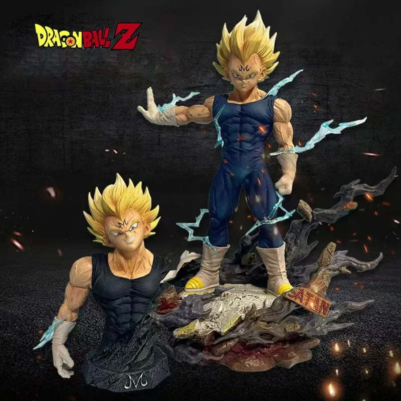 Figura Dragon Ball Z Ma Jin Vegeta, figura di cartone animato da 22 cm, action figure in PVC, serie decorativa, modello giocattolo.
