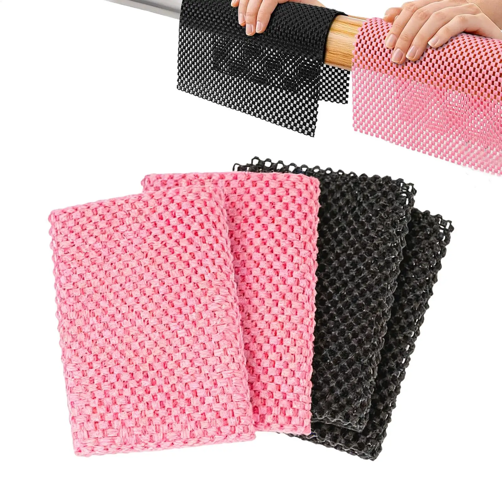 Almohadillas de Agarre para Pilates, 4 Piezas, Antideslizantes, para Reformer de Pilates, para Dominadas, Pesas Libres, Gimnasio, Casa, Yoga en Interiores