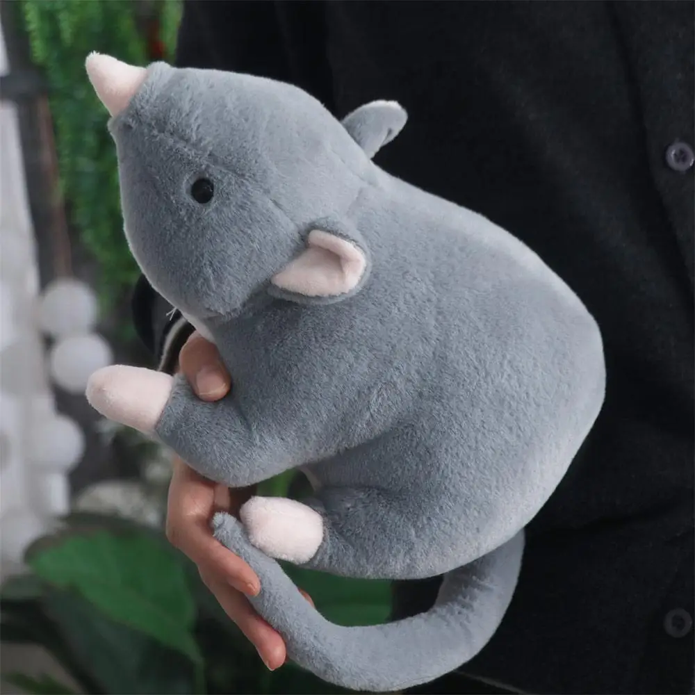 Oreiller en peluche en forme de souris en peluche, jouet de sommeil, décoration d'animaux, coussin en peluche souris, beurre en peluche rat, 32 cm, 50cm