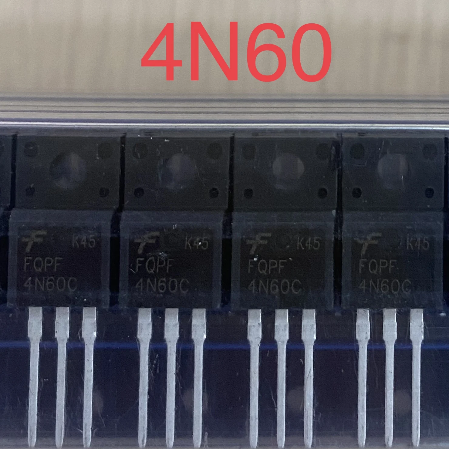 5PCS -20PCS 4N60 FQPF4N60C TO-220F Plastic MOS MOSFET 4A 600V