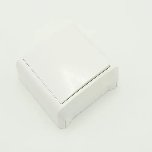 Viko Vera Surface Mounted Single Key White 220V