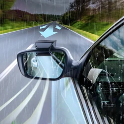 Rétroviseur de voiture étanche, protection contre la pluie, rétroviseur latéral, pare-pluie automatique, pare-pluie pour voitures, 2 pièces